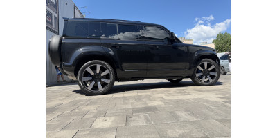 Кованые диски R22 для Land Rover Defender: параметры, TPMS, развал-схождение и реальный проект